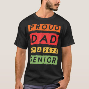 Camiseta Orgulloso padre de un graduado superior de 2023 3