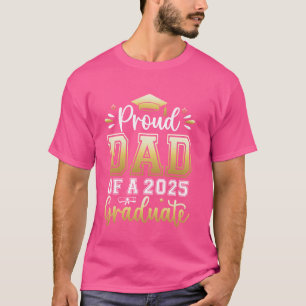 Camiseta Orgulloso padre de un graduado universitario de 20