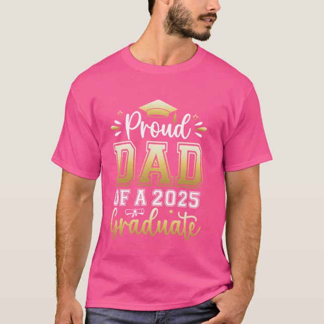 Camiseta Orgulloso padre de un graduado universitario de 20 (Anverso)