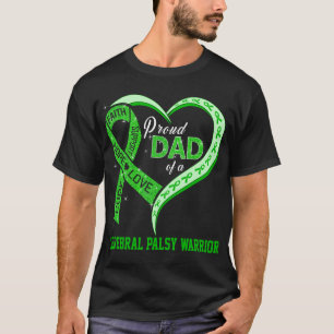 Camiseta Orgulloso Padre De Un Guerrero Con Parálisis Cereb