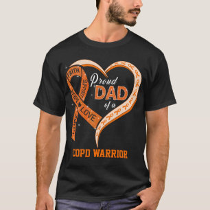 Camiseta Orgulloso Padre De Un Guerrero De La COPD