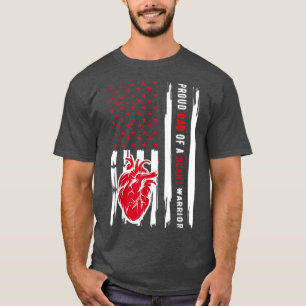 Camiseta Orgulloso Padre De Un Guerrero Del Corazón Concien