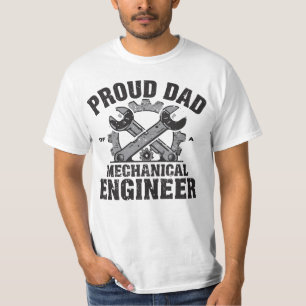 Camiseta Orgulloso padre de un ingeniero mecánico