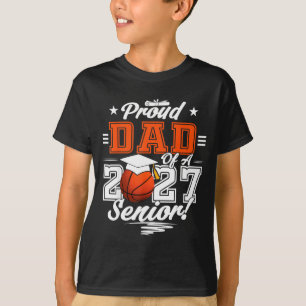 Camiseta Orgulloso padre de un jugador de baloncesto de la