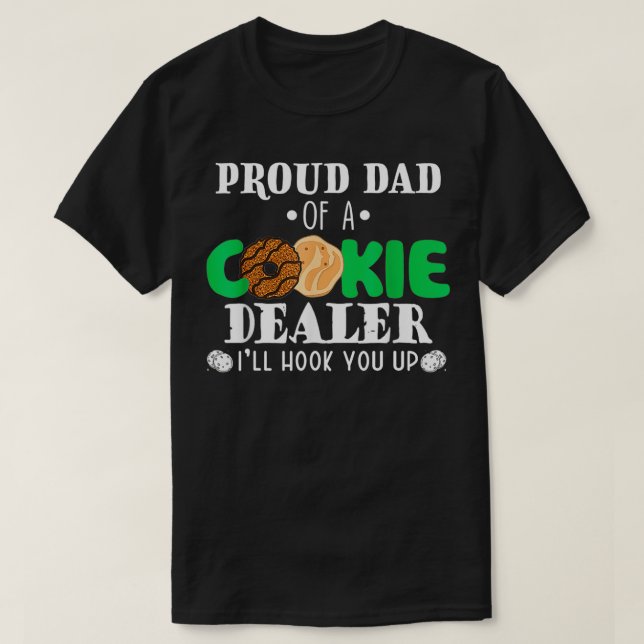 Camiseta Orgulloso Padre De Un Líder De La Tropa De Cociner (Diseño del anverso)