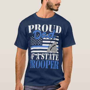 Camiseta Orgulloso padre de un oficial de policía de polic