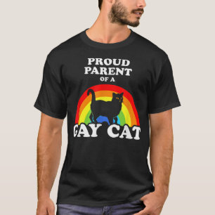 Camiseta Orgulloso Padre De Un Orgullo Gay De Gatos    LGBT