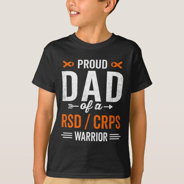 Camiseta Orgulloso padre de un sobreviviente del RSD CRPS (Anverso)