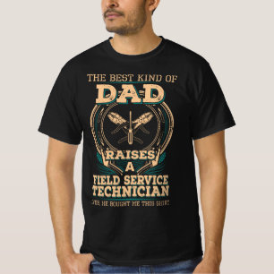 Camiseta Orgulloso padre de un técnico del Servicio Móvil
