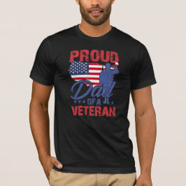 Camiseta Orgulloso padre de un veterano