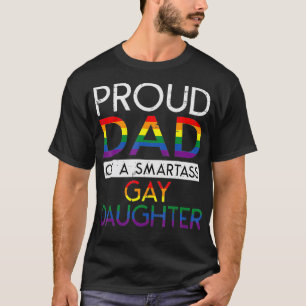 Camiseta Orgulloso Padre De Una Hija Gay Directamente Aliad