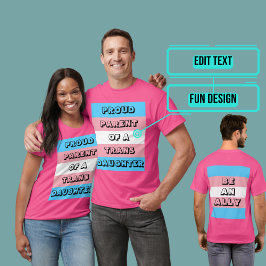 Camiseta Orgulloso padre de una hija trans