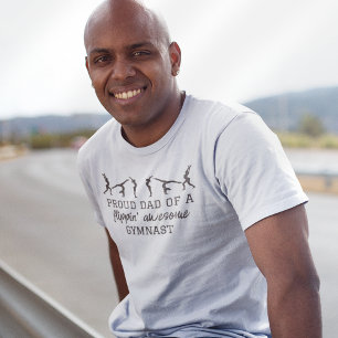 Camiseta Orgulloso padre de una imponente gimnasta filipina