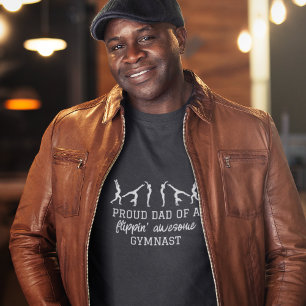 Camiseta Orgulloso padre de una imponente gimnasta filipina
