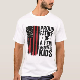 Camiseta Orgulloso padre de unos cuantos niños descarados C