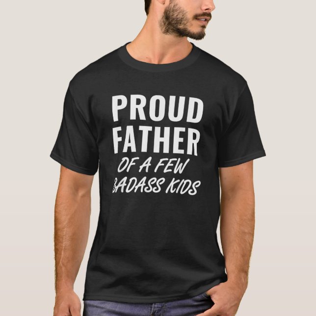 Camiseta Orgulloso padre de unos cuantos niños malos (Anverso)