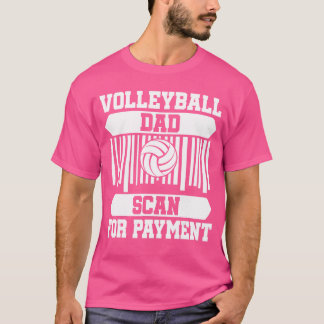 Camiseta Orgulloso padre de voleibol Día del padre niña niñ