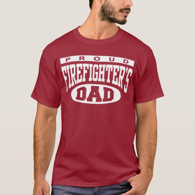 Camiseta Orgulloso padre del bombero (Anverso)