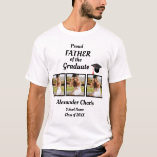 Camiseta Orgulloso padre del graduado 3 foto