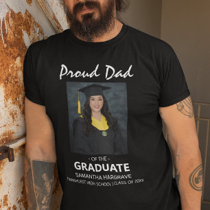 Camiseta Orgulloso Padre Del Graduado Foto