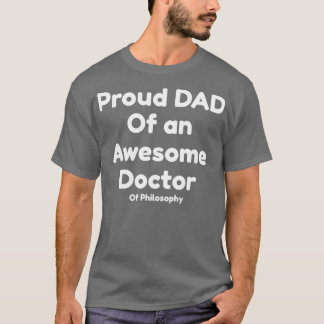 Camiseta Orgulloso padre del Médica de Filosofía