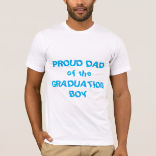 CAMISETA ORGULLOSO PADRE DEL NIÑO GRADUADO