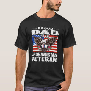 Camiseta Orgulloso Padre Del Veterano Ejército Patriótico D