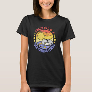 Camiseta Orgulloso Padre Minero Buscador De Oro De Un P Hom