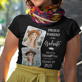 Camiseta Orgulloso padre o madre con estilo del graduado 2 