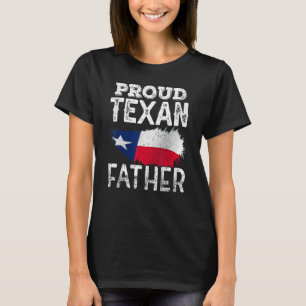 Camiseta Orgulloso padre texano Texas Patriotic Orde Cute D