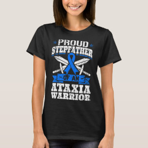 Camiseta Orgulloso Padrón De Un Guerrero Ataxia Awarene Azu