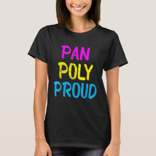 Camiseta Orgulloso Pan Pansexual Poliamoroso Orgullo LGBTQ
