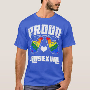 Camiseta Orgulloso Panseual LGBTQ Arcoiris LGBT Mes de Orgu