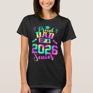 Camiseta Orgulloso Papá 2026 Graduación de Secundaria Diplo