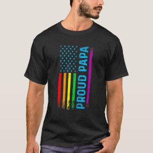 Camiseta Orgulloso Papá Abuelo Papá Lgbt Lgbtq Orgullo Gay 