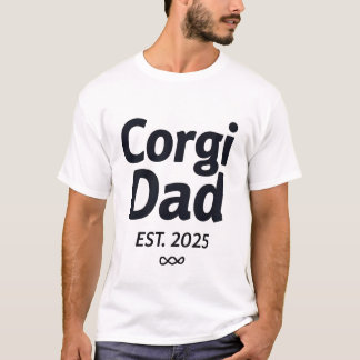 Camiseta Orgulloso Papá Corgi EST 2025