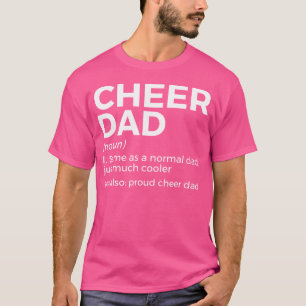 Camiseta Orgulloso Papá de Cheerleading Definición
