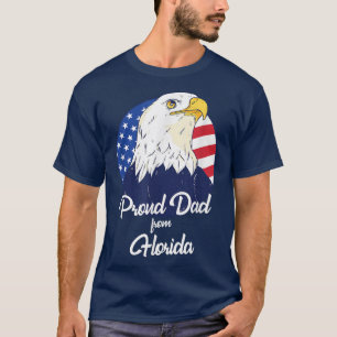 Camiseta Orgulloso papá de Florida Feliz Día del Padre