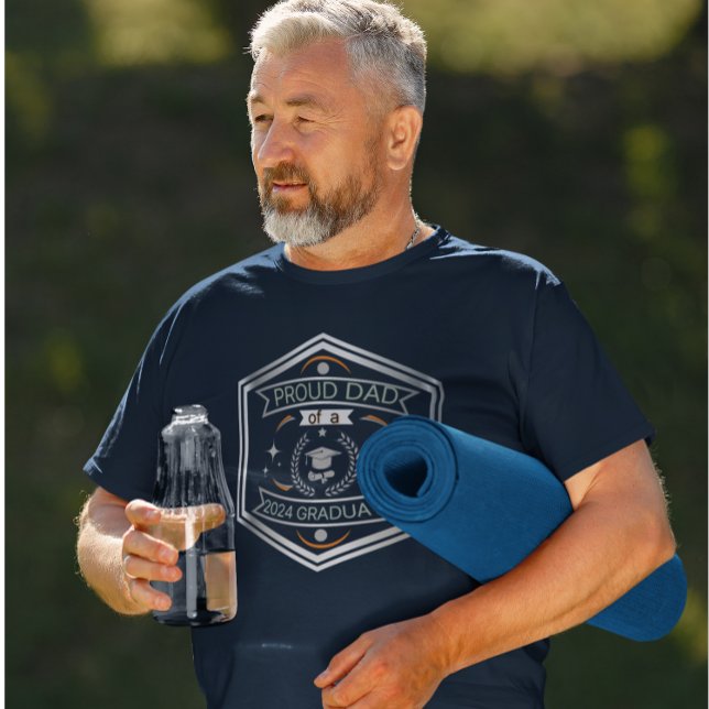 Camiseta Orgulloso papá de graduación del Día del Padre Gra (Subido por el creador)