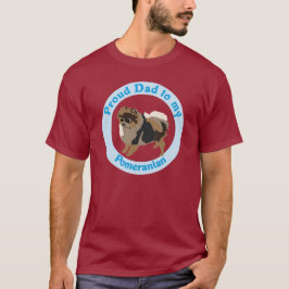 Camiseta Orgulloso papá de mi Pomerania