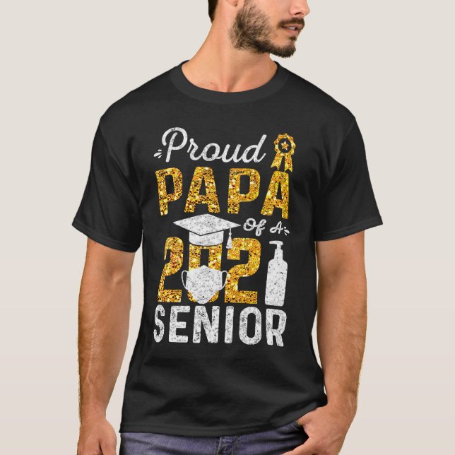 Camiseta Orgulloso papá de Sanitiz, la mascara principal de (Anverso)