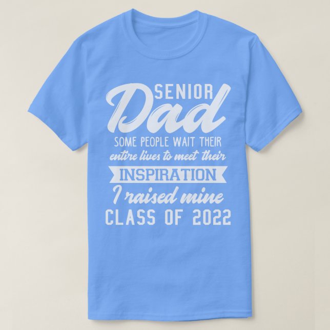 Camiseta Orgulloso papá de un 2022 Senior 2 (Diseño del anverso)