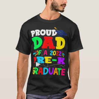 Camiseta Orgulloso papá de un Día del Padre de Graduados de