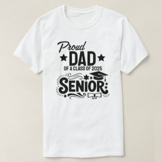Camiseta Orgulloso papá de un estudiante de último año de l
