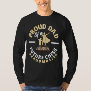 Camiseta Orgulloso Papá De Un Futuro Abuelo De Ajedrez Gamb