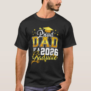 Camiseta Orgulloso papá de un graduado de la clase de 2026