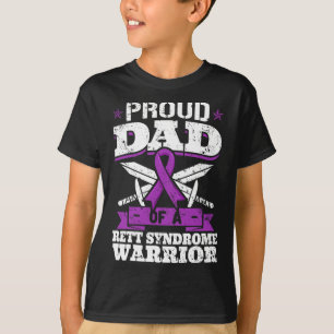 Camiseta Orgulloso Papá De Un Guerrero Del Síndrome De Reto