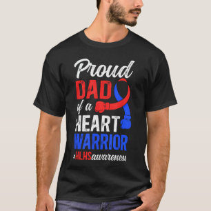 Camiseta Orgulloso Papá de un Guerrero HLHS