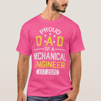 Camiseta Orgulloso Papá De Un Ingeniero Mecánico Este 2020 
