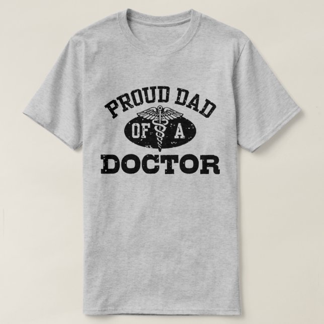 Camiseta Orgulloso papá de un Médica (Diseño del anverso)